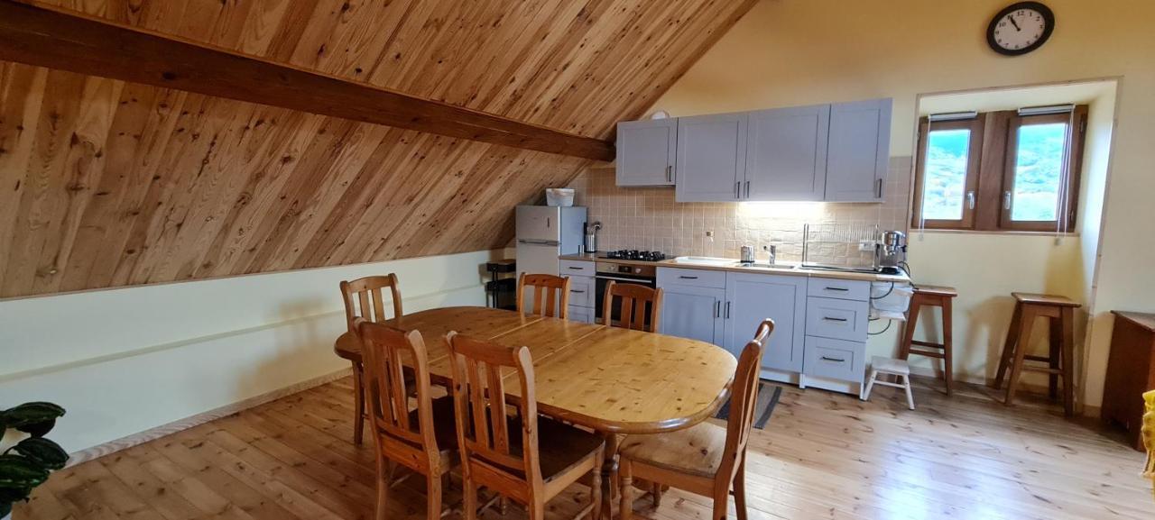 Loft Mansarde Du Train Jaune Avec Vue Sur Les Montagnes Saillagouse Kültér fotó