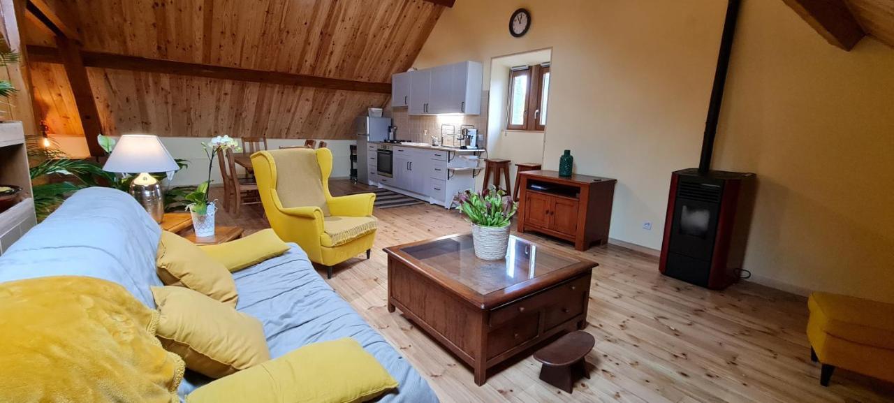 Loft Mansarde Du Train Jaune Avec Vue Sur Les Montagnes Saillagouse Kültér fotó